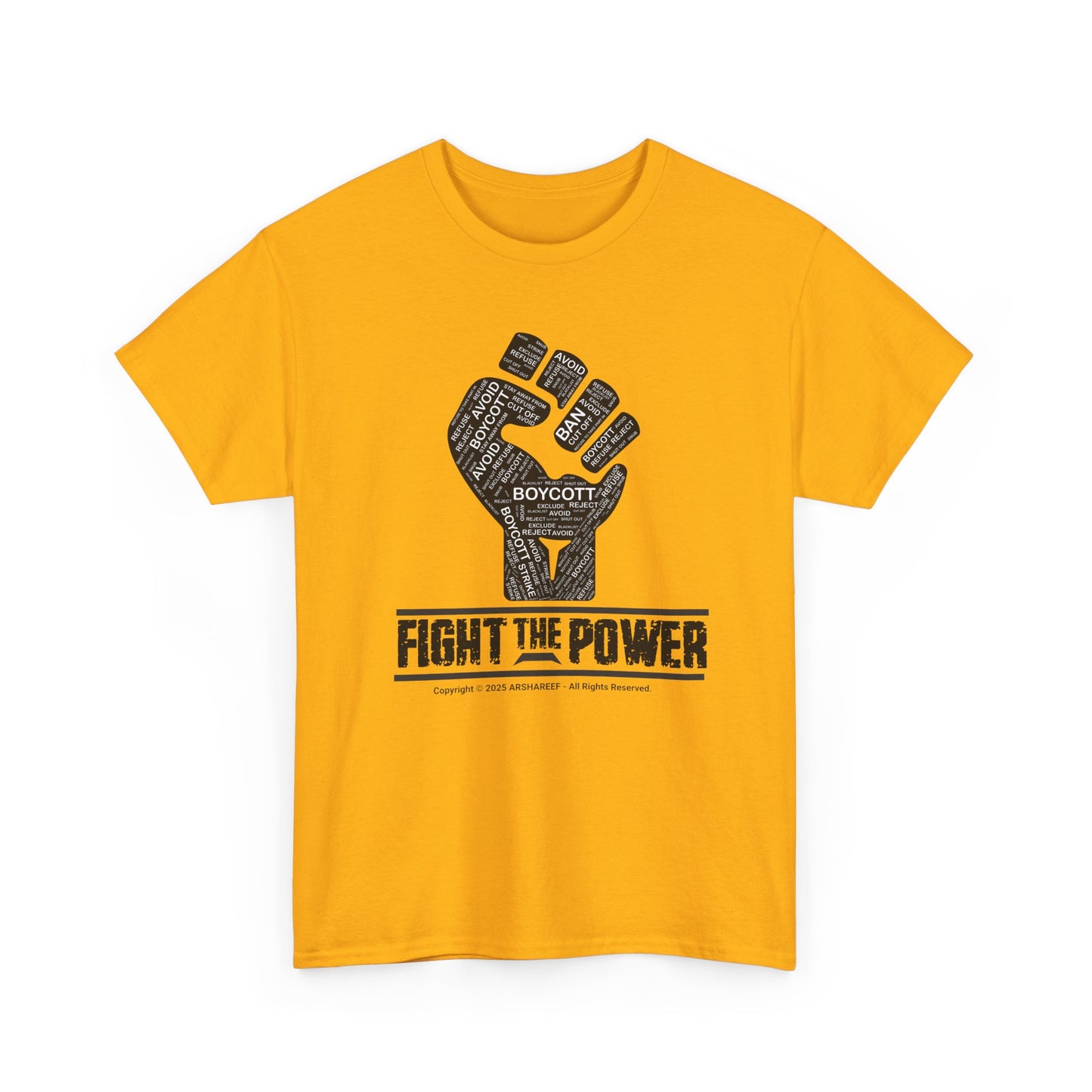 FIGHT THE POWER 2 Unisex Gildan Heavy Cotton Tee