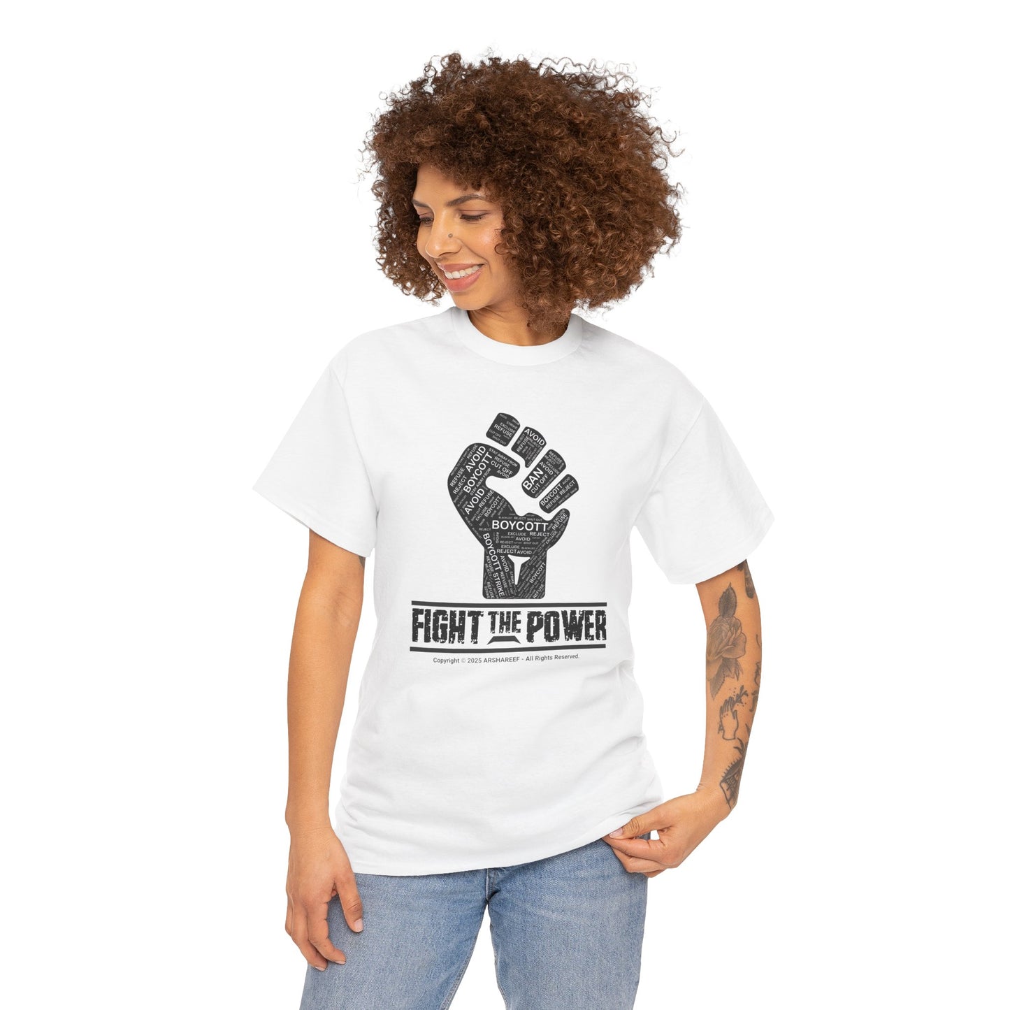 FIGHT THE POWER 2 Unisex Gildan Heavy Cotton Tee