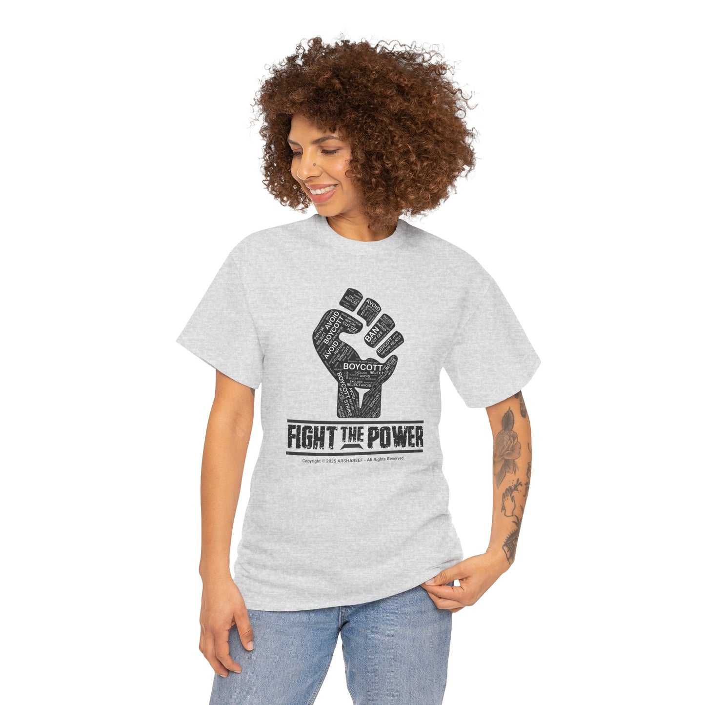 FIGHT THE POWER 2 Unisex Gildan Heavy Cotton Tee