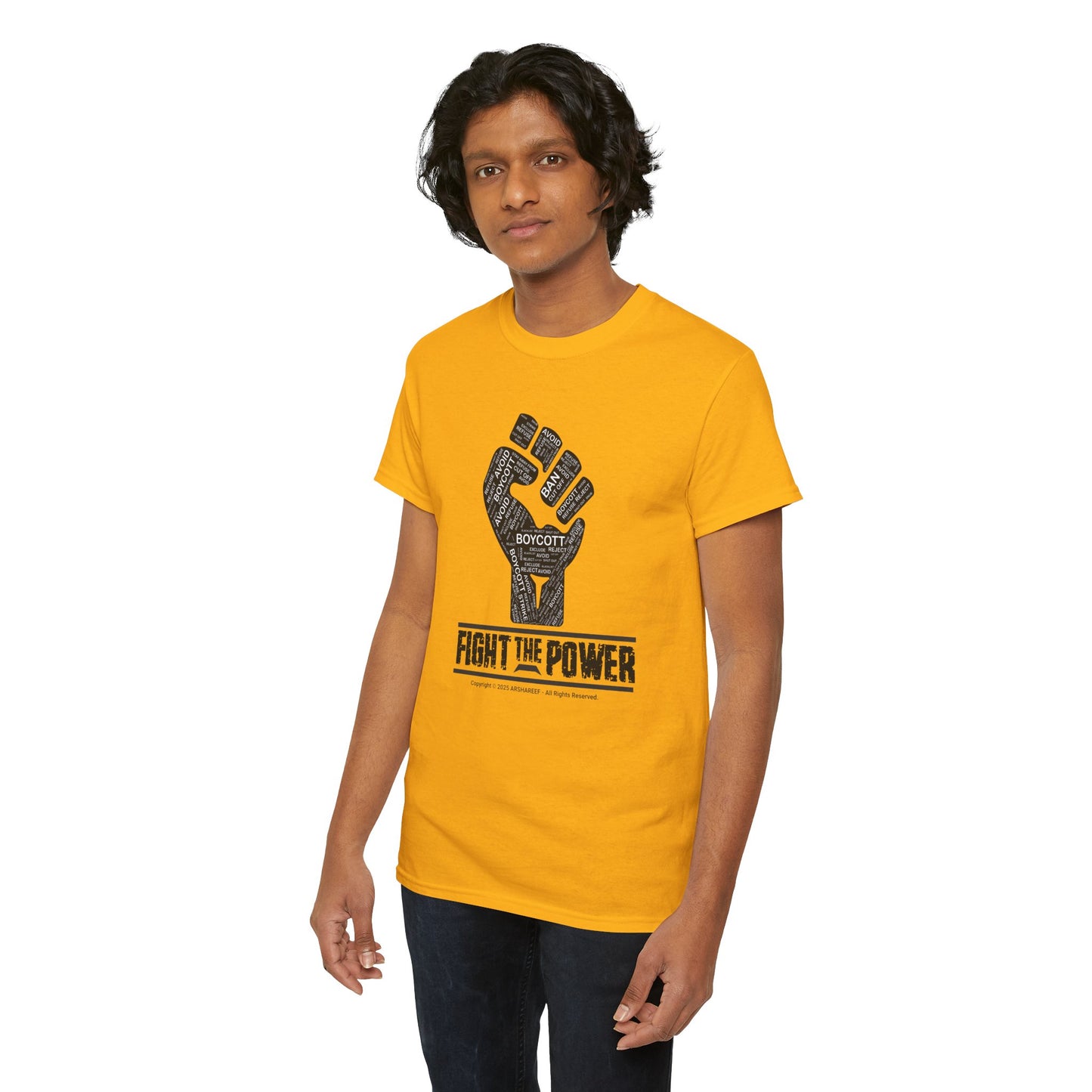 FIGHT THE POWER 2 Unisex Gildan Heavy Cotton Tee