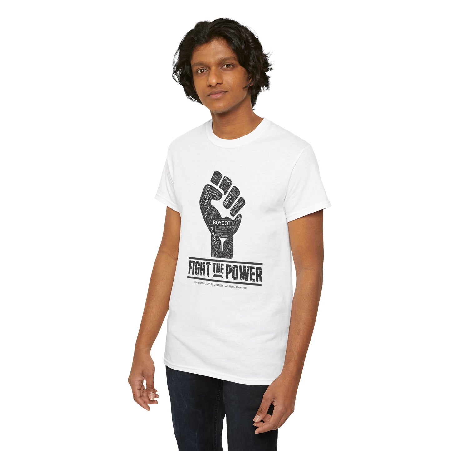 FIGHT THE POWER 2 Unisex Gildan Heavy Cotton Tee