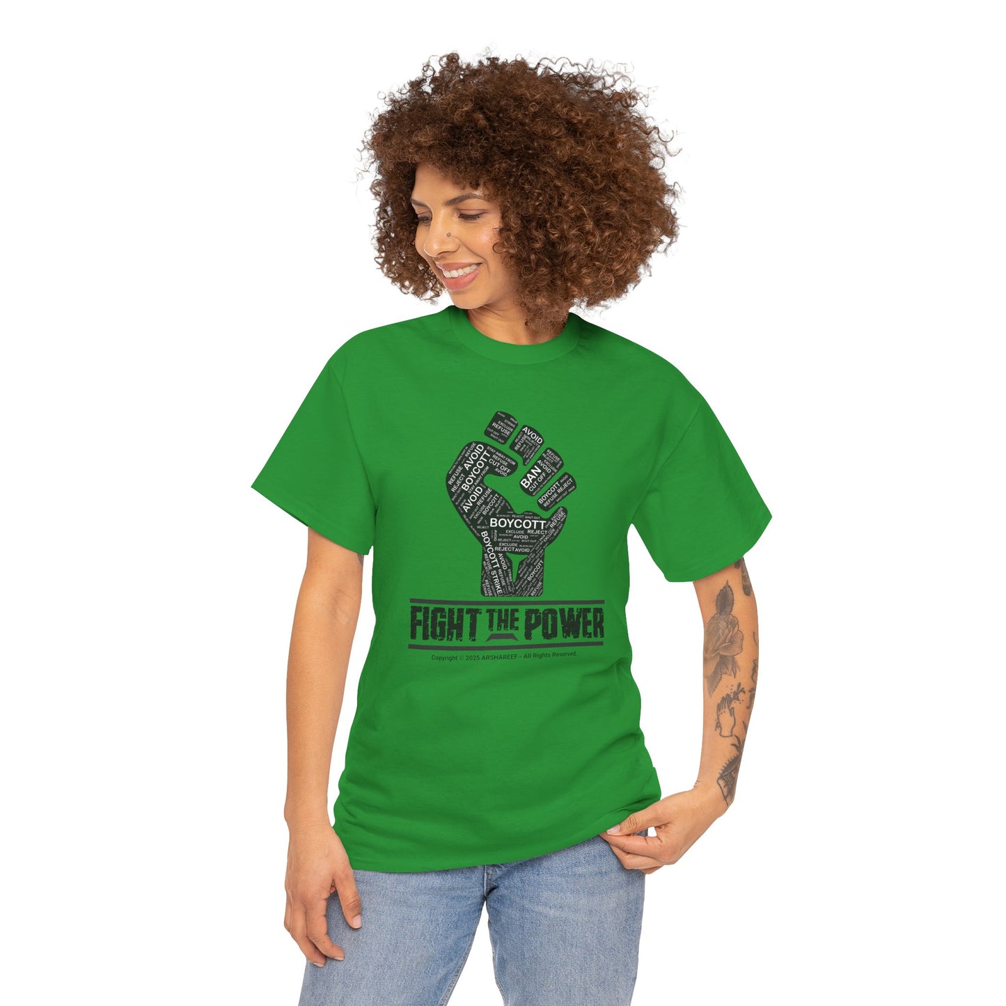 FIGHT THE POWER 2 Unisex Gildan Heavy Cotton Tee