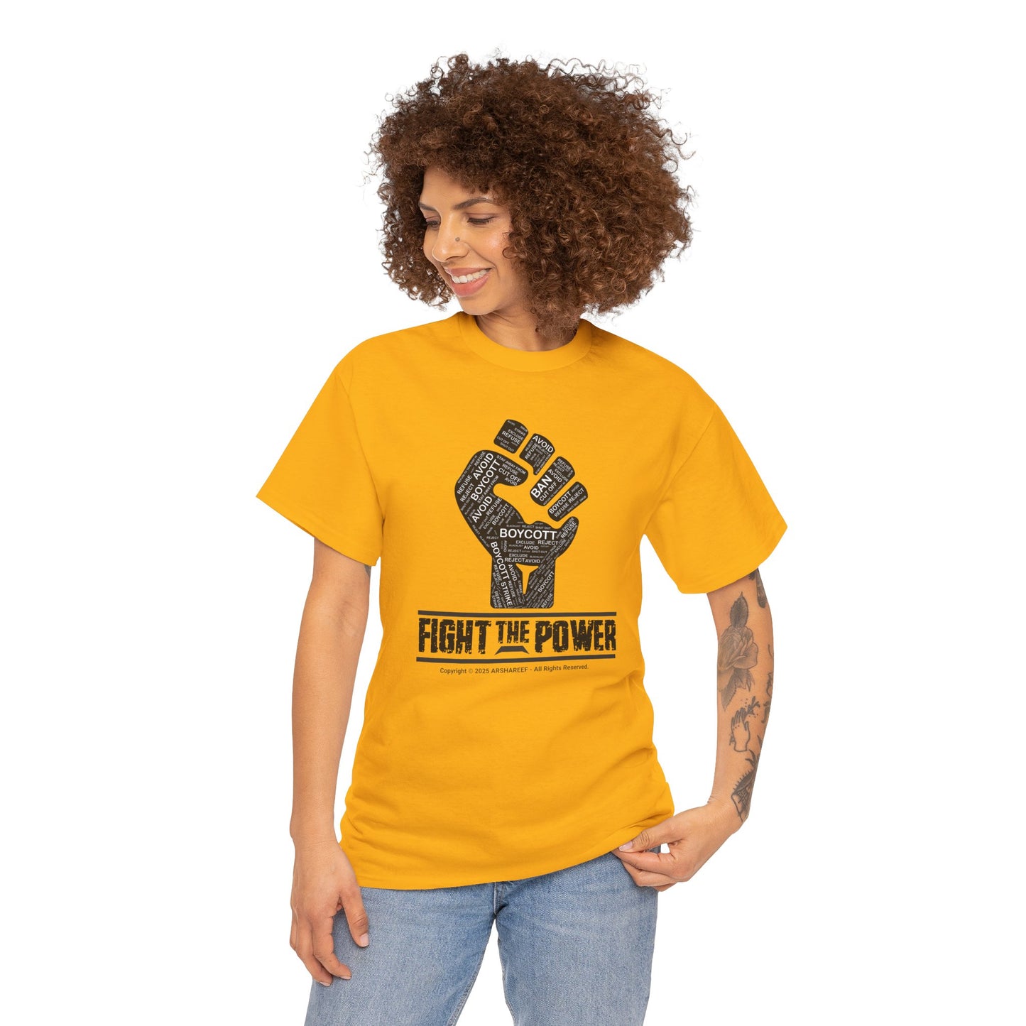 FIGHT THE POWER 2 Unisex Gildan Heavy Cotton Tee