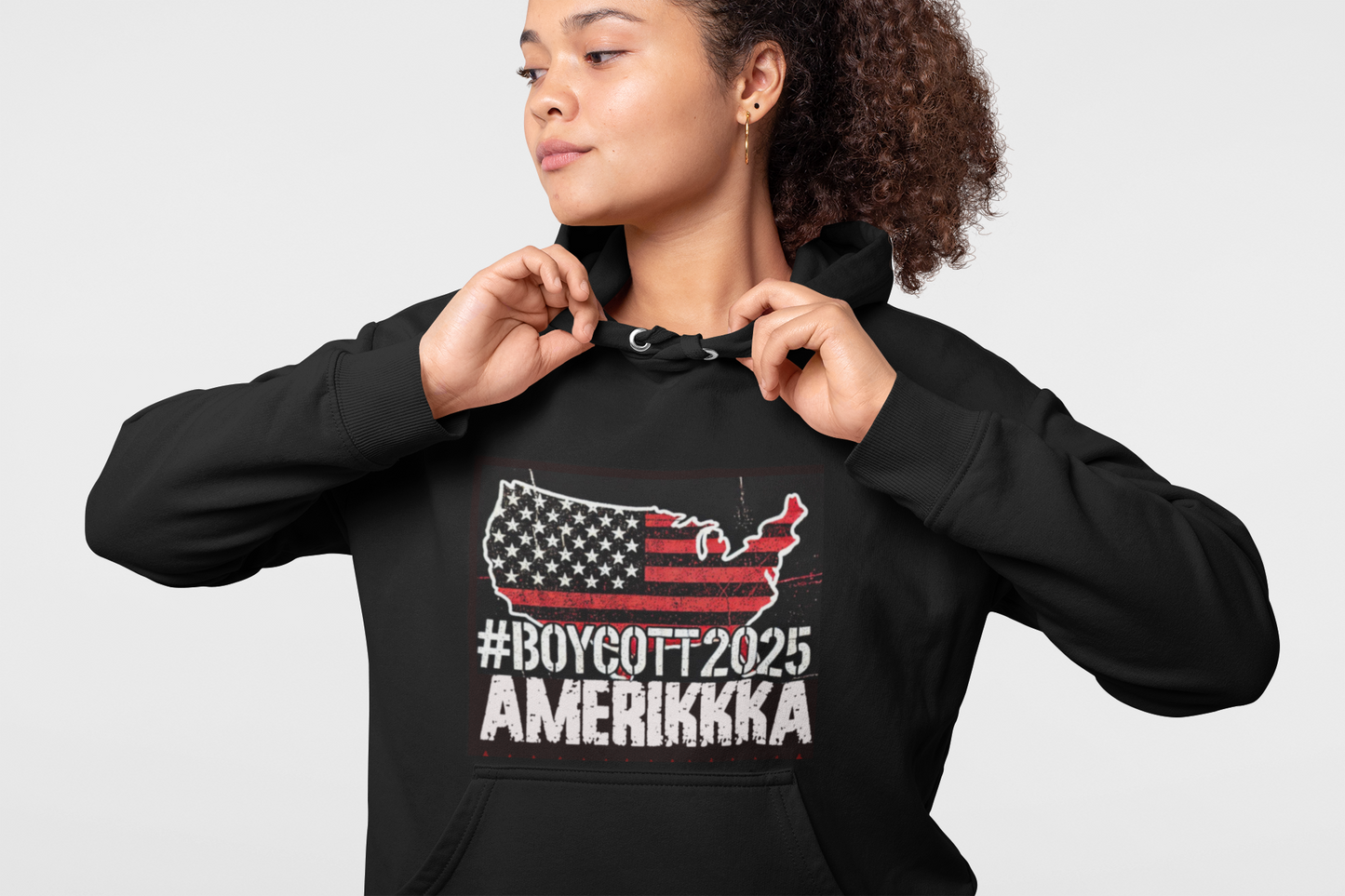 BOYCOTT AMERIKKKA Unisex Empowerment Crewneck Sweatshirt