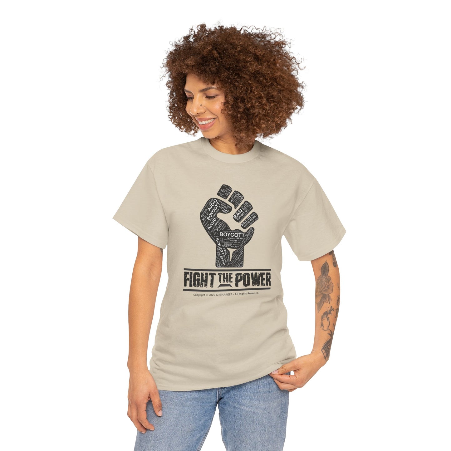 FIGHT THE POWER 2 Unisex Gildan Heavy Cotton Tee