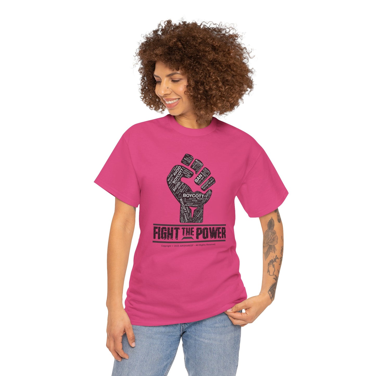 FIGHT THE POWER 2 Unisex Gildan Heavy Cotton Tee