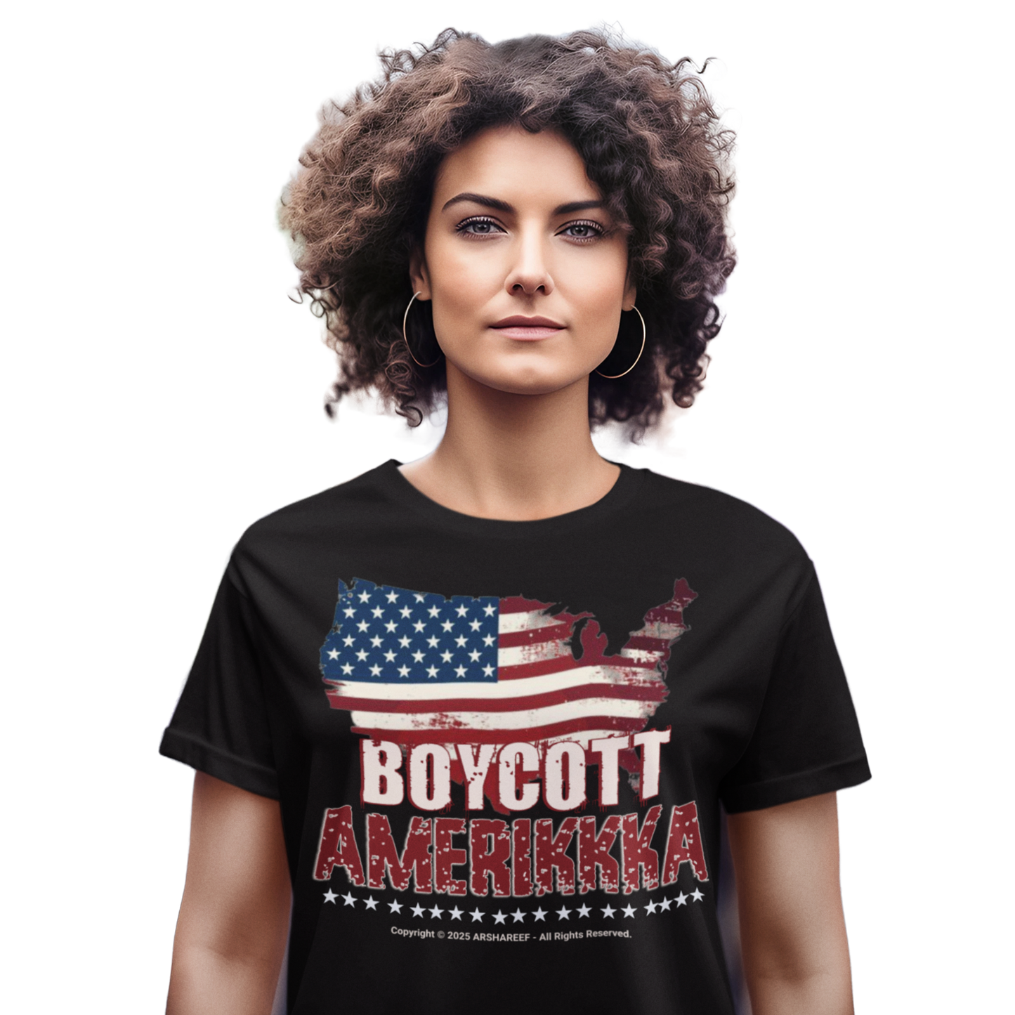 BOYCOTT AMERIKKKA Unisex Heavy Cotton Patriotic Statement Shirt