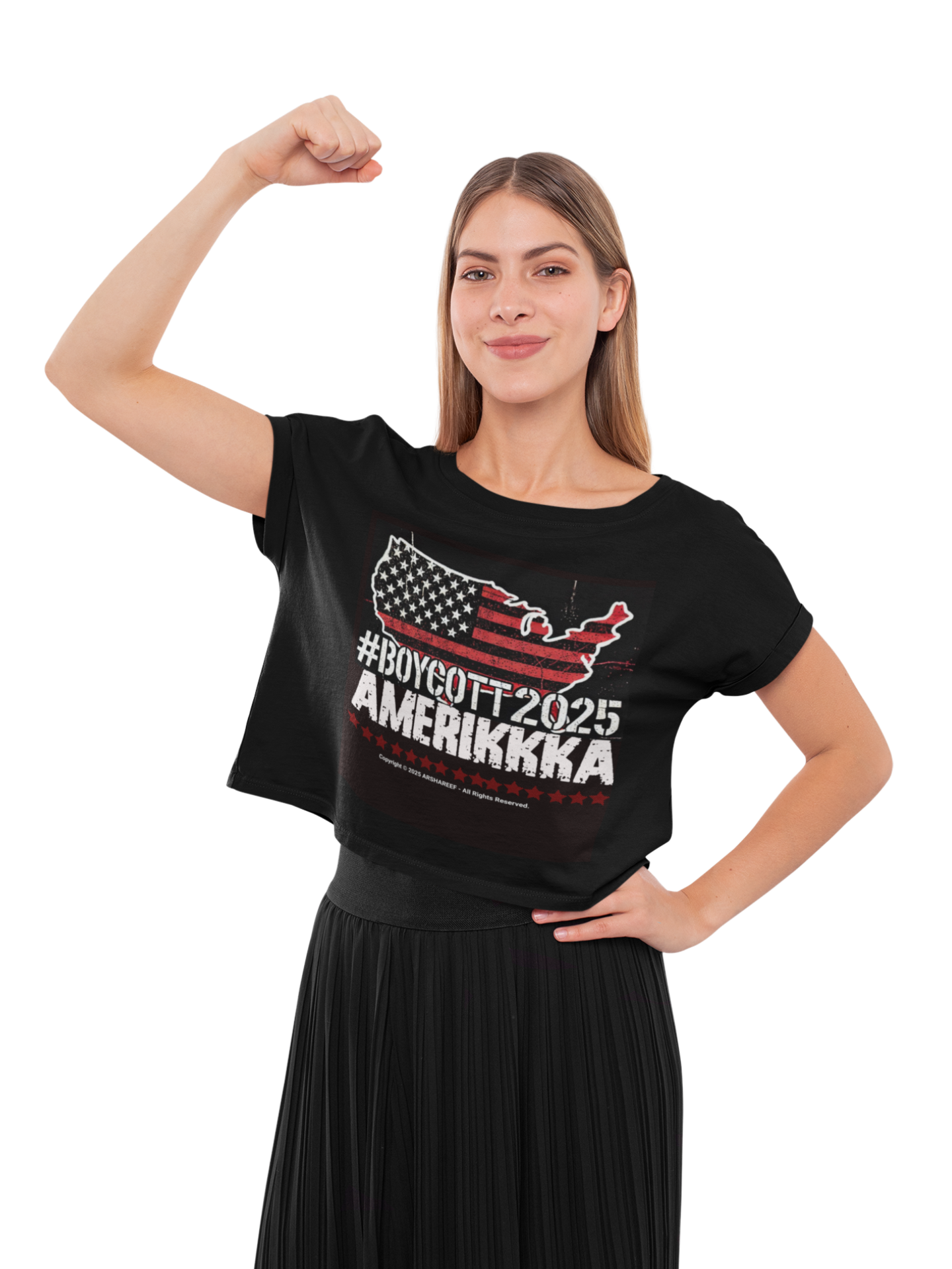 #Boycott2025 Amerikkka Unisex Heavy Cotton Statement Shirt for Activists and Freedom Seekers