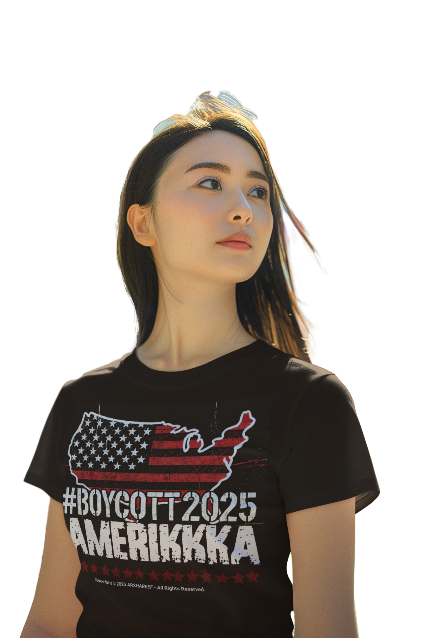 #Boycott2025 Amerikkka Unisex Heavy Cotton Statement Shirt for Activists and Freedom Seekers